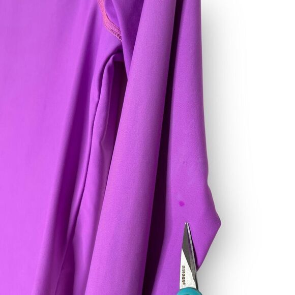 City Threads Lot of 2 Long Sleeve Swim Top Rash Guard Pink Purple Girl’s Size 16 - Picture 7 of 9